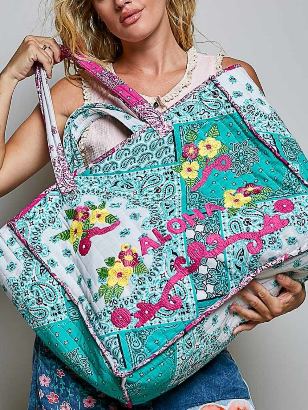 #2010 POL Mint Island Aloha Weekender Bag
